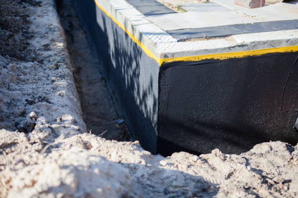 Professional Exterior Waterproofing technician working in Saint Louisville, OH